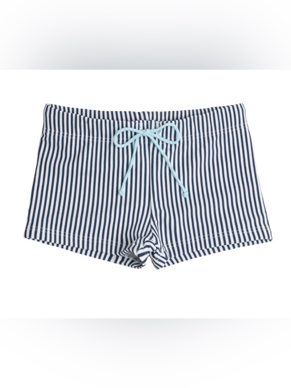 Minnow Boys Blue & White Stripe Brief (Size: 1T)